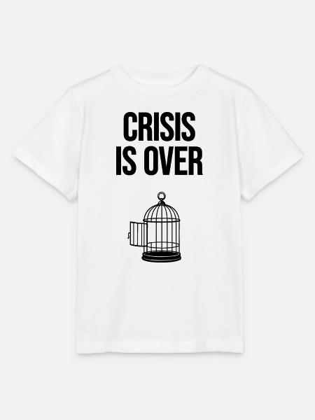 Crisis is over - Stanley/Stella Kinder T-Shirt MINI CREATOR - Weiß