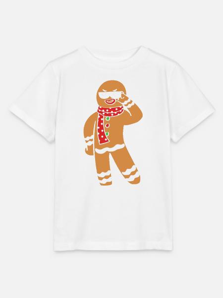 Lebkuchen Weihnachten Lebkuchenmann - Stanley/Stella Kinder T-Shirt MINI CREATOR - Weiß