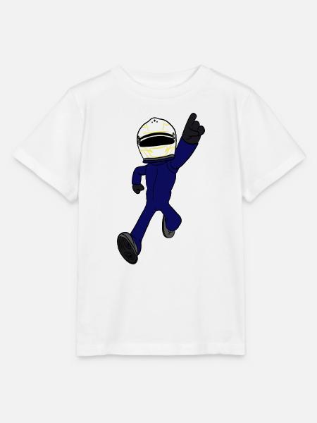 Rennfahrer - Stanley/Stella Kinder T-Shirt MINI CREATOR - Weiß