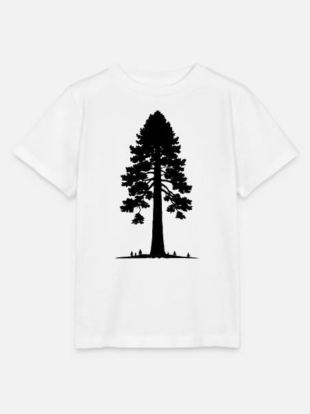 Riesige Sekvoia-Baum - Stanley/Stella Kinder T-Shirt MINI CREATOR  - Weiß