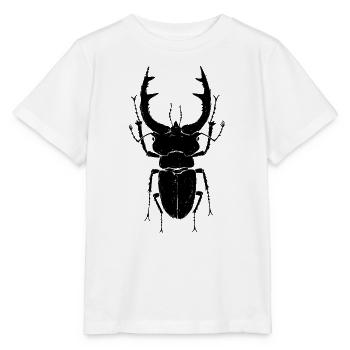 Hirschkäfer Entomologie Wildnis - Stanley/Stella Kinder T-Shirt MINI CREATOR  - Weiß - Vorne - Maike (125cm)