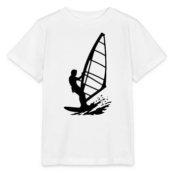 Kitesurfen - Stanley/Stella Kinder T-Shirt MINI CREATOR  - Weiß - Vorne - Maike (125cm)