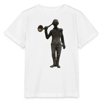Statue mit Hörrohr - Stanley/Stella Kinder T-Shirt MINI CREATOR  - Weiß - Vorne - Maike (125cm)