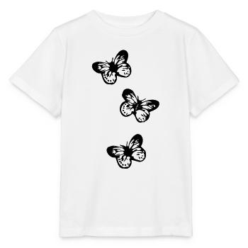 falter schmetterling - Stanley/Stella Kinder T-Shirt MINI CREATOR  - Weiß - Vorne - Maike (125cm)