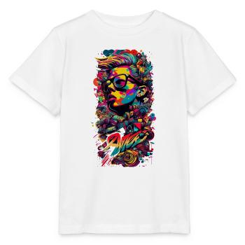 Rockn RollxxRockn' Roll Punk Cadeau - T-shirt bio MINI CREATOR Stanley/Stella Enfant - blanc - Devant - Maike (125cm)