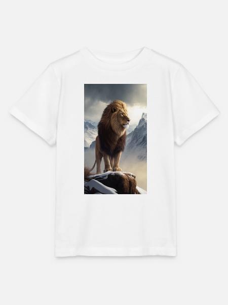 Lion - Stanley/Stella Kinder T-Shirt MINI CREATOR  - Weiß