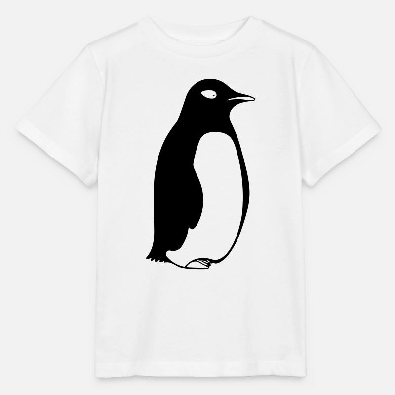 Pinguin - Stanley/Stella Kinder T-Shirt MINI CREATOR  - Weiß