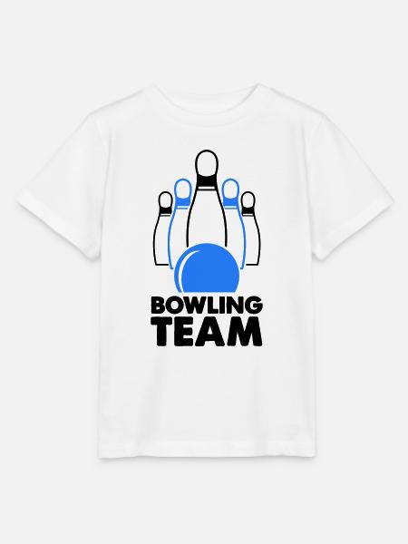 bowling team - Stanley/Stella Kinder T-Shirt MINI CREATOR  - Weiß