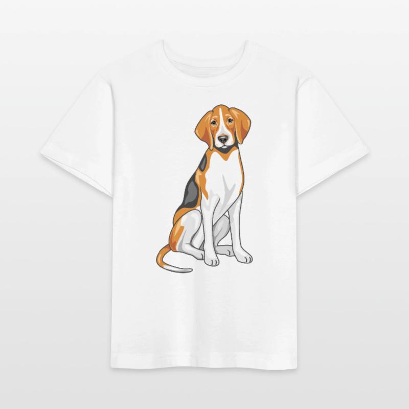 Sitzender Foxhound Stanley/Stella Kinder T-Shirt MINI CREATOR 