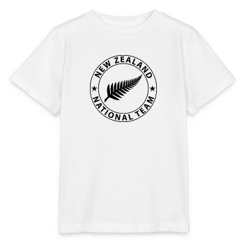 New Zealand Team Design - Stanley/Stella Kinder T-Shirt MINI CREATOR  - Weiß - Vorne - Maike (125cm)