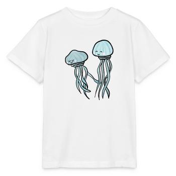 Qualle - Stanley/Stella Kinder T-Shirt MINI CREATOR  - Weiß - Vorne - Maike (125cm)
