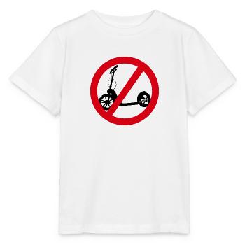 No anti-scootering allowed - Stanley/Stella MINI CREATOR Kids’ T-Shirt - white - Front - Maike (125cm)