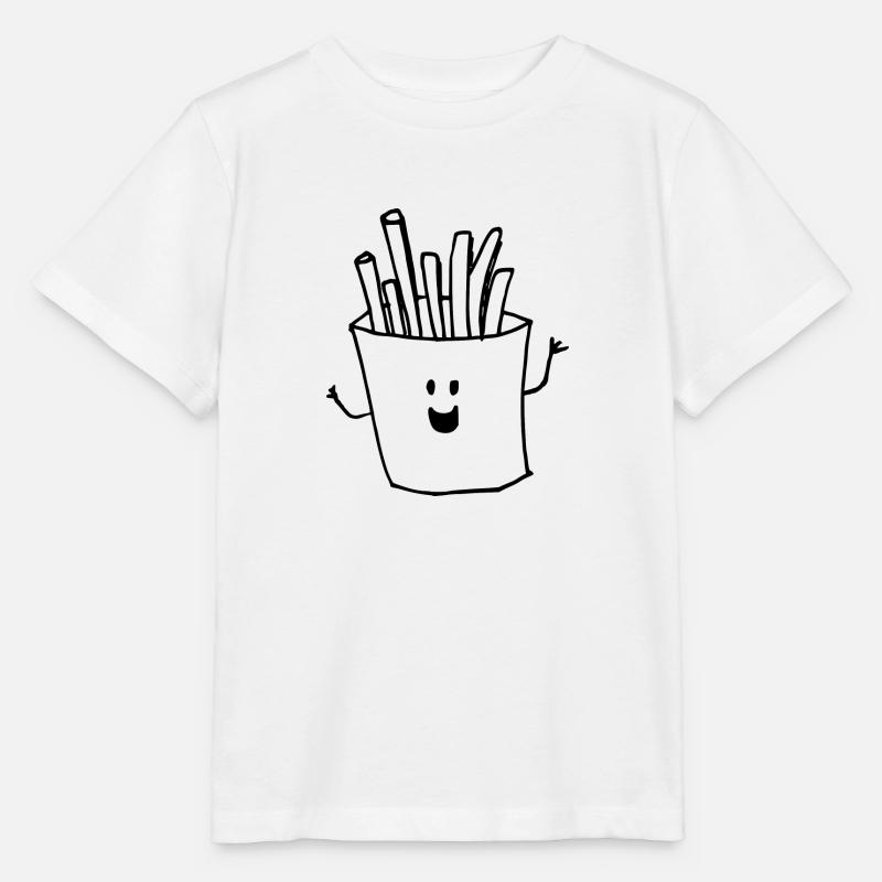 Happy Pommes - Stanley/Stella Kinder T-Shirt MINI CREATOR  - Weiß