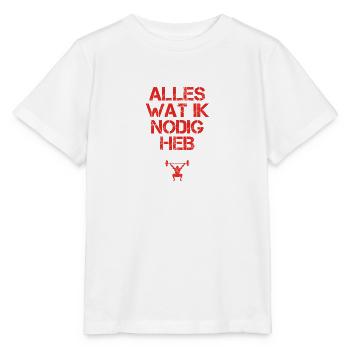 presentje wat ik nodig cross fitness - Stanley/Stella Kinder T-Shirt MINI CREATOR  - Weiß - Vorne - Maike (125cm)