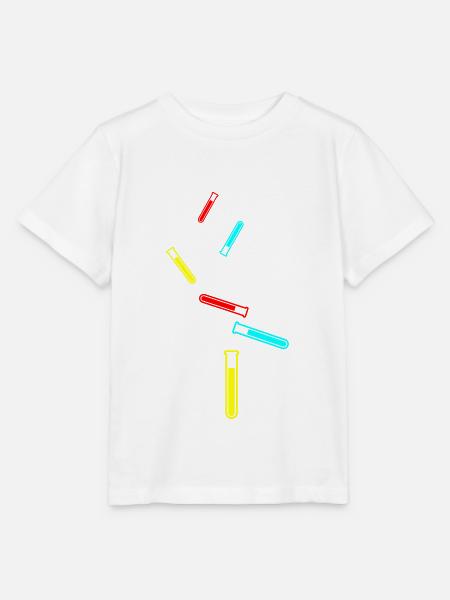 Reagenzglas Symbol - Stanley/Stella Kinder T-Shirt MINI CREATOR - Weiß
