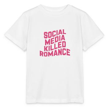 Social Media Killed Romance - Stanley/Stella Kinder T-Shirt MINI CREATOR  - Weiß - Vorne - Maike (125cm)
