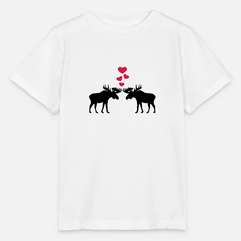 Elch - Stanley/Stella Kinder T-Shirt MINI CREATOR  - Weiß