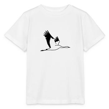 Kranich - Stanley/Stella Kinder T-Shirt MINI CREATOR  - Weiß - Vorne - Maike (125cm)