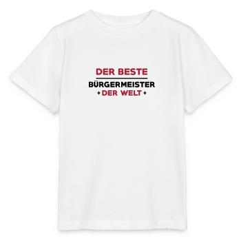 Bürgermeister Bürgermeisterin Stadt Rathaus Staat - Stanley/Stella Kinder T-Shirt MINI CREATOR  - Weiß - Vorne - Maike (125cm)