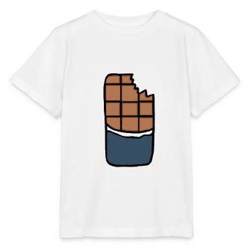 Chocolat - T-shirt bio MINI CREATOR Stanley/Stella Enfant - blanc - Devant - Maike (125cm)