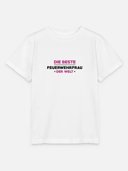 Feuerwehrmann Feuerwehrfrau Feuer Feuerwehr - Stanley/Stella Kinder T-Shirt MINI CREATOR - Weiß