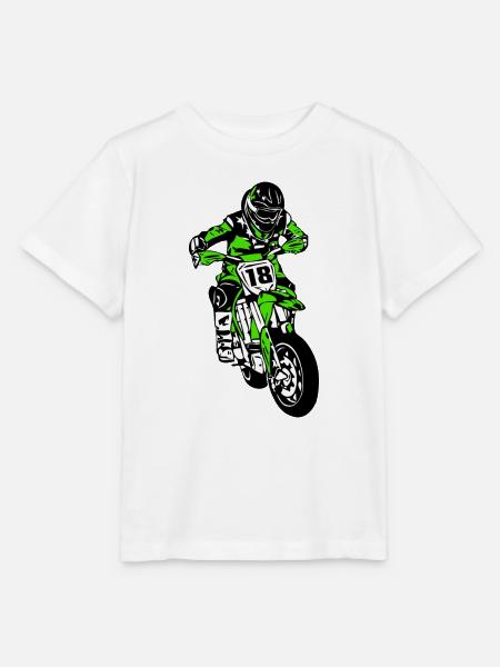Supermoto - Stanley/Stella Kinder T-Shirt MINI CREATOR  - Weiß