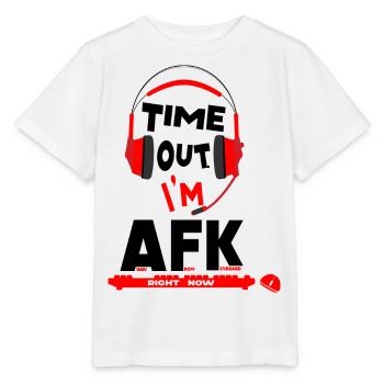 AFK - weg von der Tastatur, Auszeit - Gamer-Slang - Stanley/Stella Kinder T-Shirt MINI CREATOR  - Weiß - Vorne - Maike (125cm)