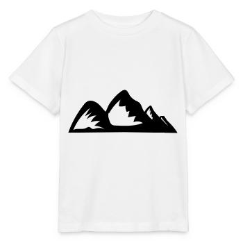 Berge Berg Gebirge 12 - Stanley/Stella Kinder T-Shirt MINI CREATOR  - Weiß - Vorne - Maike (125cm)