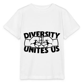 Antirassismus Rassismus Toleranz Menschenrechte - Stanley/Stella Kinder T-Shirt MINI CREATOR  - Weiß - Vorne - Maike (125cm)