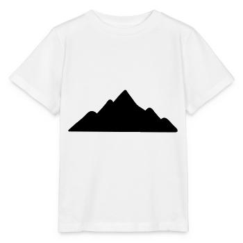 Berge Berg Gebirge 05 - Stanley/Stella Kinder T-Shirt MINI CREATOR  - Weiß - Vorne - Maike (125cm)