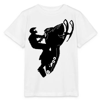 Snowmobile cleasanna tiománaí - Stanley/Stella MINI CREATOR Kids’ T-Shirt - white - Front - Maike (125cm)
