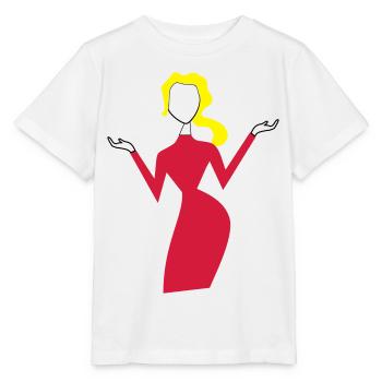 frau - Stanley/Stella Kinder T-Shirt MINI CREATOR  - Weiß - Vorne - Maike (125cm)