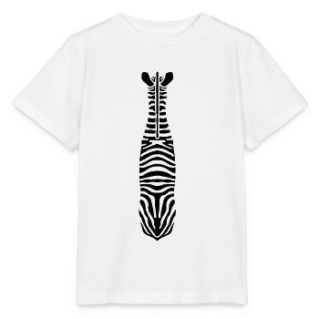 Zebra with Unique Stripes - Stanley/Stella MINI CREATOR Kids’ T-Shirt - white - Front - Maike (125cm)