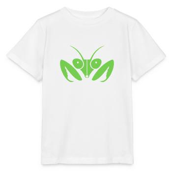 Fascinante mante religieuse - T-shirt bio MINI CREATOR Stanley/Stella Enfant - blanc - Devant - Maike (125cm)