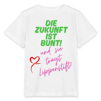 Zukunft - Stanley/Stella Kinder T-Shirt MINI CREATOR  - Weiß - Vorne - Maike (125cm)