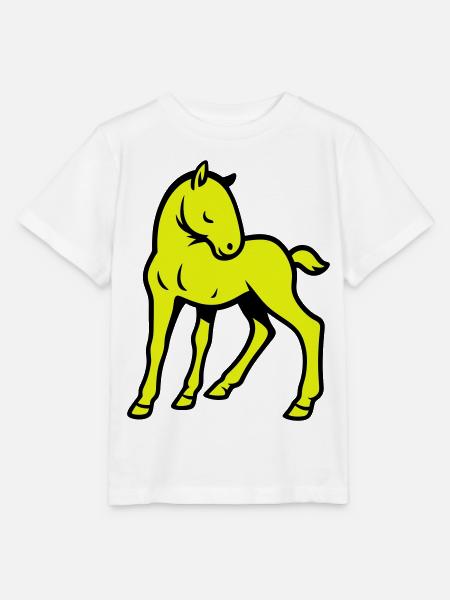 Cute Horse - Stanley/Stella Kinder T-Shirt MINI CREATOR - Weiß