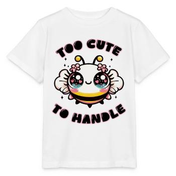 Trop mignon pour être manipulé - T-shirt bio MINI CREATOR Stanley/Stella Enfant - blanc - Devant - Maike (125cm)
