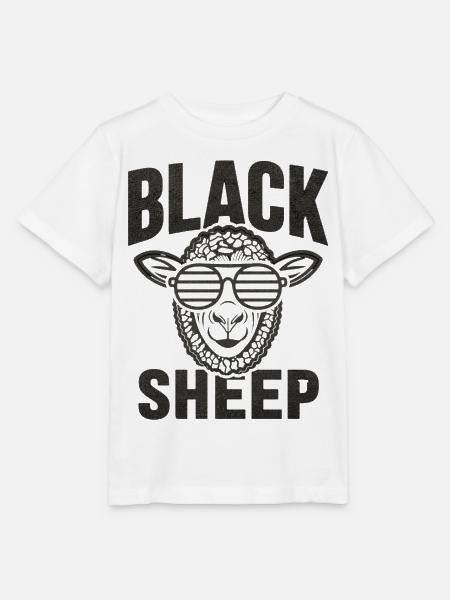 Schwarzes Schaf Cooles Retro Statement - Stanley/Stella Kinder T-Shirt MINI CREATOR - Weiß