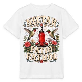 NECTAR PATIO PATROL - Stanley/Stella MINI CREATOR Kids’ T-Shirt - white - Front - Maike (125cm)