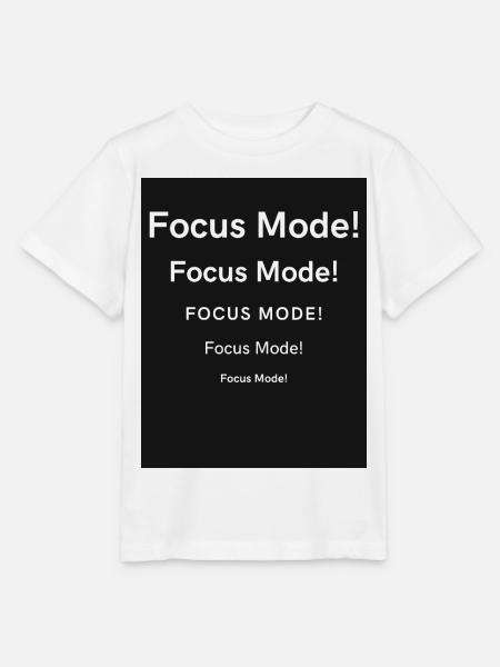 Focus Mode Shirt - Stanley/Stella Kinder T-Shirt MINI CREATOR  - Weiß