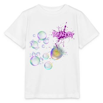 Reality Bubbles Graffiti Splash - Stanley/Stella Kinder T-Shirt MINI CREATOR  - Weiß - Vorne - Maike (125cm)