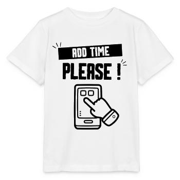 VERLÄNGERN SIE BITTE ZEIT - Stanley/Stella Kinder T-Shirt MINI CREATOR  - Weiß - Vorne - Maike (125cm)