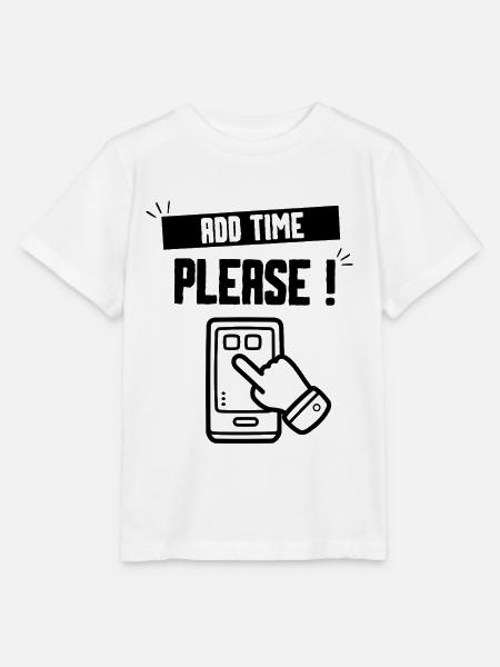 VERLÄNGERN SIE BITTE ZEIT - Stanley/Stella Kinder T-Shirt MINI CREATOR - Weiß