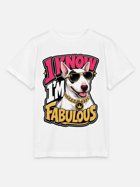 Bullterrier - Stanley/Stella Kinder T-Shirt MINI CREATOR - Weiß