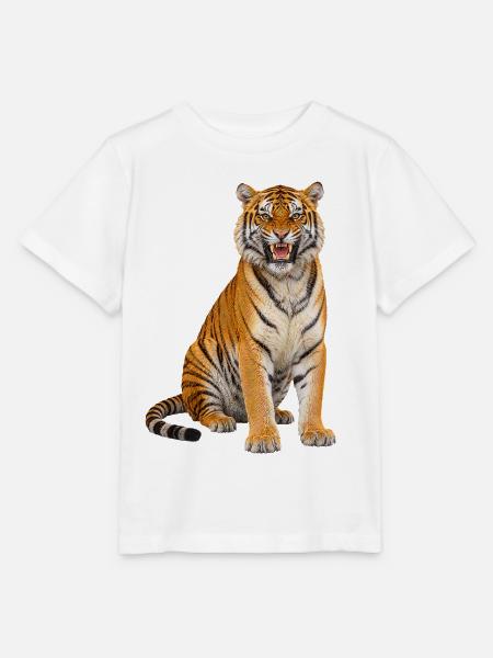 Tiger - Stanley/Stella Kinder T-Shirt MINI CREATOR - Weiß