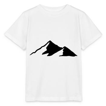 Berge Berg Gebirge 04 - Stanley/Stella Kinder T-Shirt MINI CREATOR  - Weiß - Vorne - Maike (125cm)