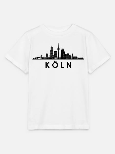 Köln Silhouette Kölner Dom Deutschland Cologne - Stanley/Stella Kinder T-Shirt MINI CREATOR  - Weiß