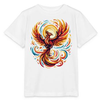 Vogel Wiedergeburt Sage Mythos - Stanley/Stella Kinder T-Shirt MINI CREATOR  - Weiß - Vorne - Maike (125cm)