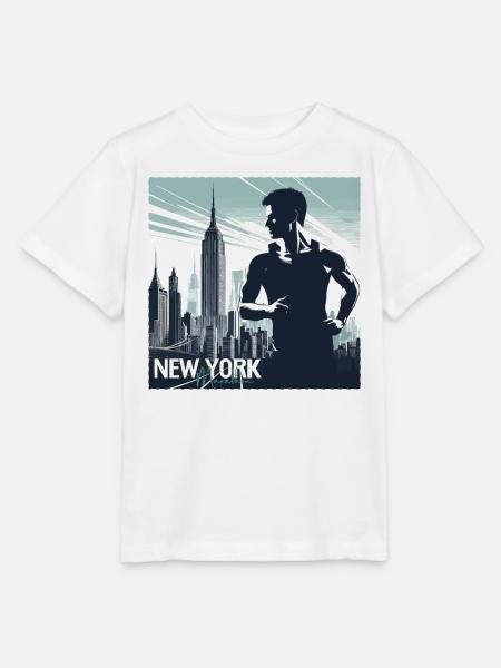 Läufer Lauf Shirt - Stanley/Stella Kinder T-Shirt MINI CREATOR  - Weiß