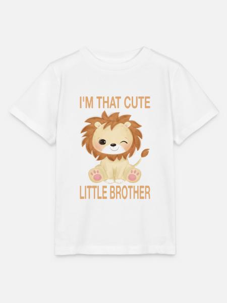 Bruder Geschwister Nachwuchs Baby Geschenk Geburt - Stanley/Stella Kinder T-Shirt MINI CREATOR - Weiß